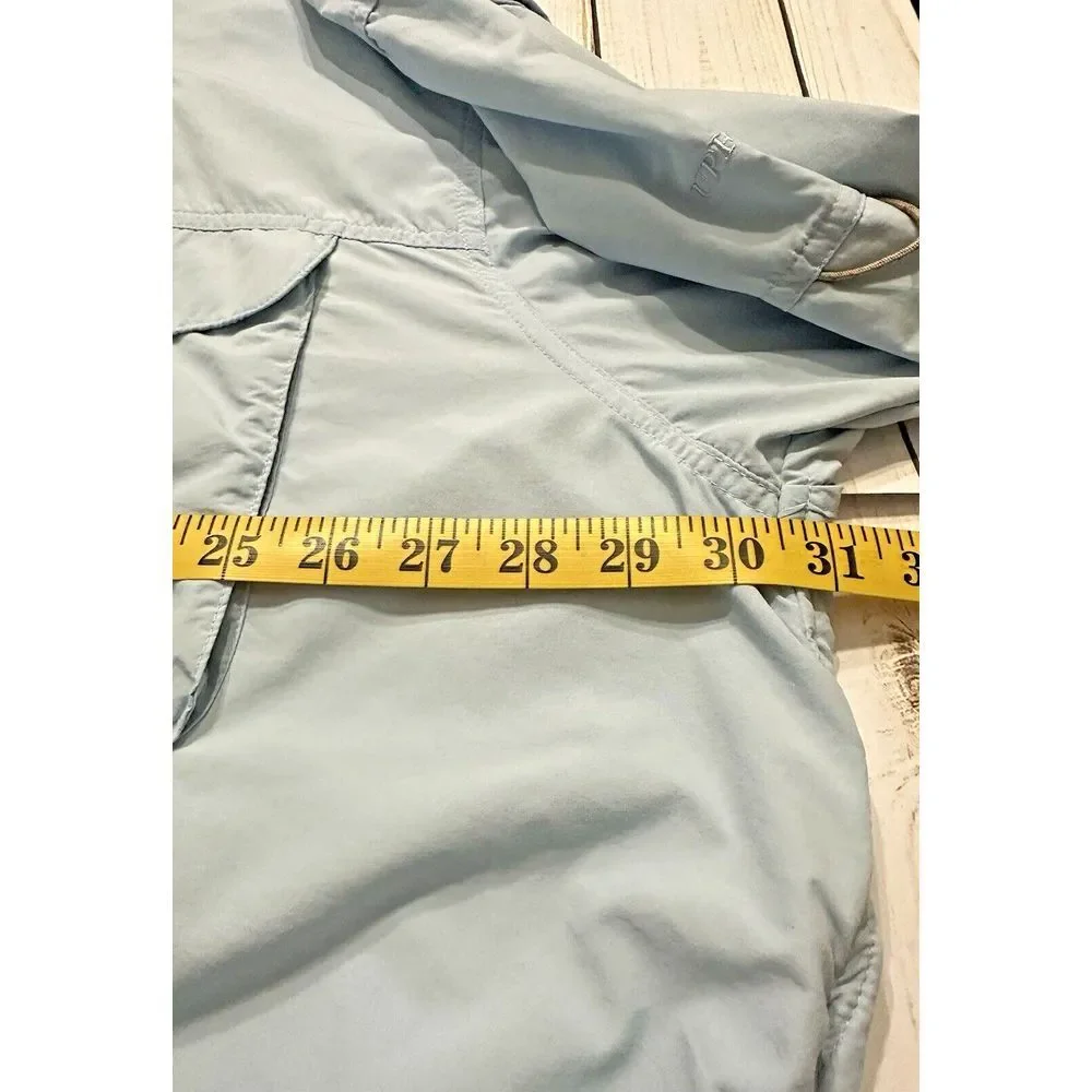Cabela's Guidewear 40‎ UPF Men's Light Jacket Size 3XL R Light Blue Gorpcore